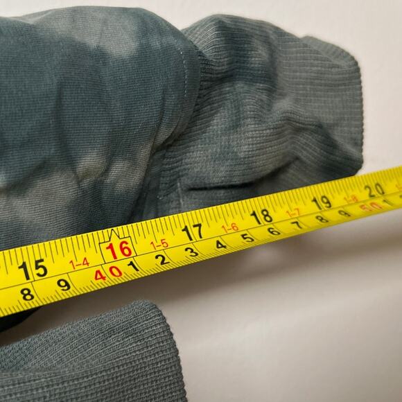 Lululemon Scuba Hoodie Light Cotton Fleece Shibori Misty Meadow Deep Ivy Size 6 - Picture 3 of 6